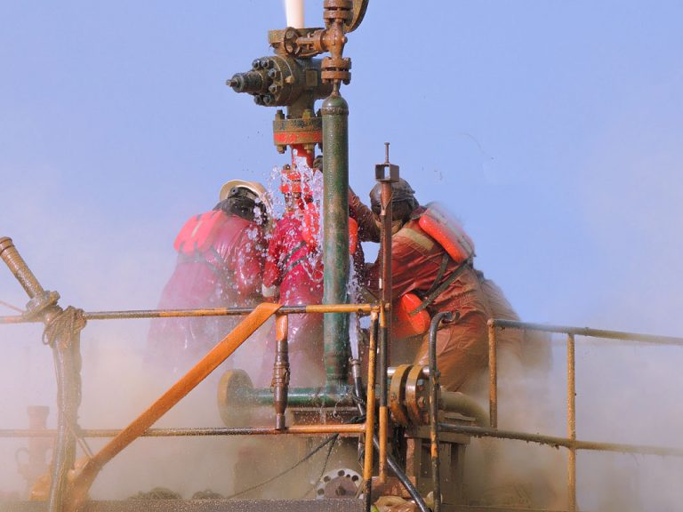 Field engineer at work